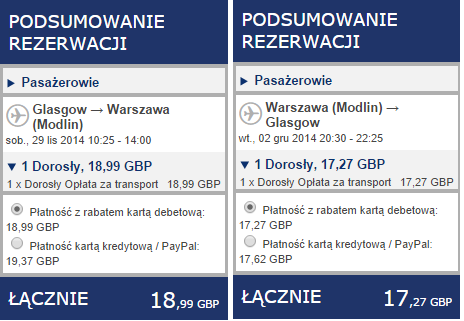 glasgow-modlin-tanie-loty-ryanair