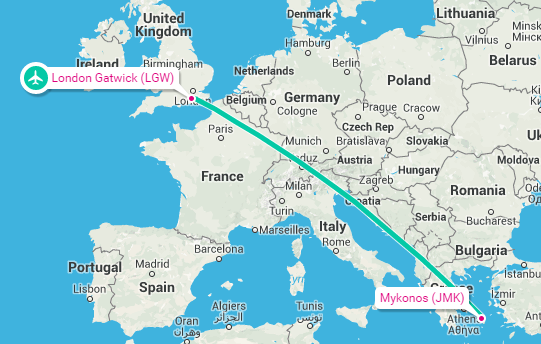 lgw-jmk-route